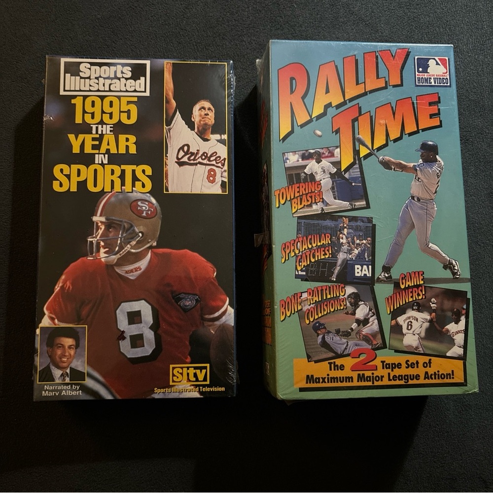 Rally Time (VHS, 1994) MLB Clips Sports Illustrated‎ 1995 The Year In Sports VHS